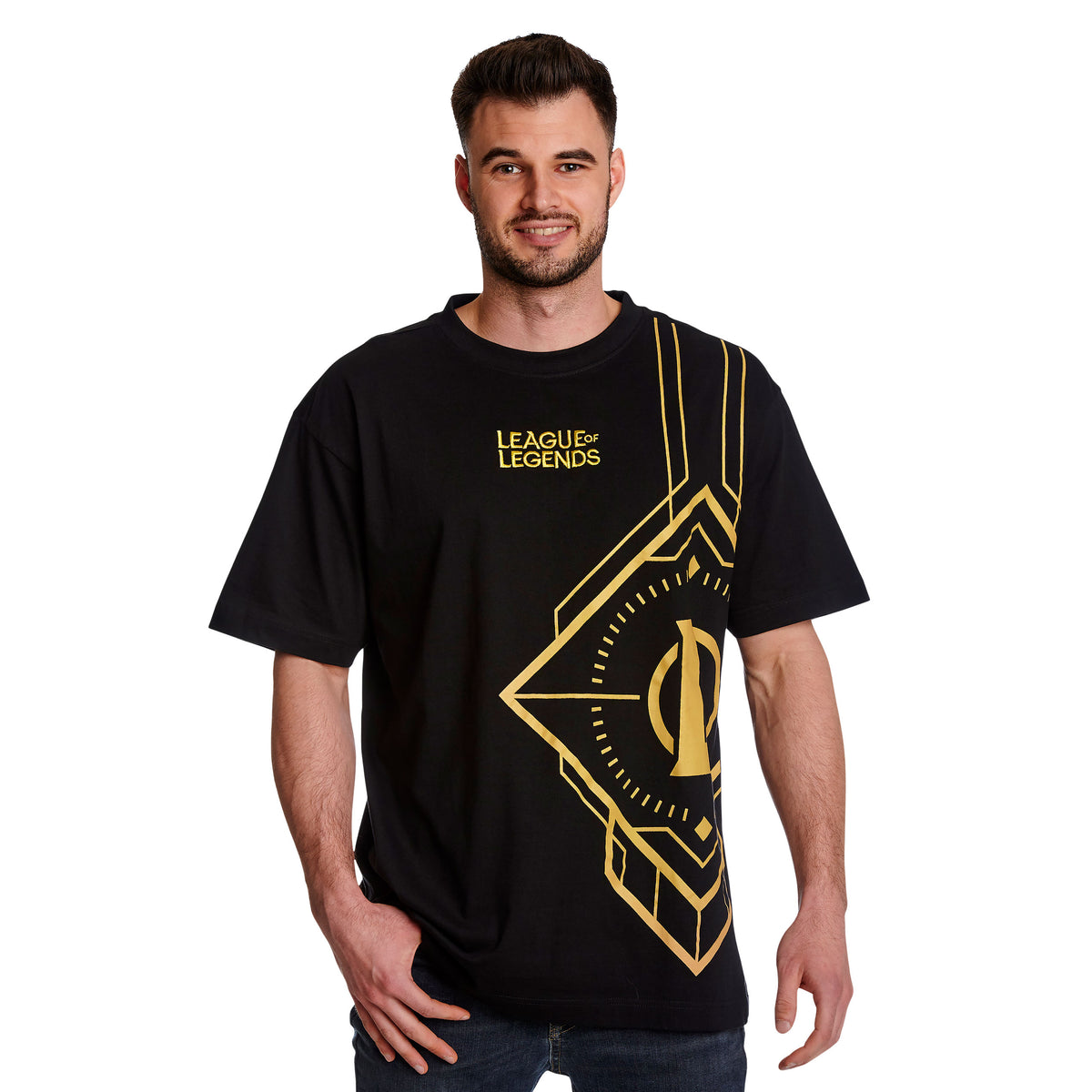 Image produit League of Legends - T-shirt Logo Noir