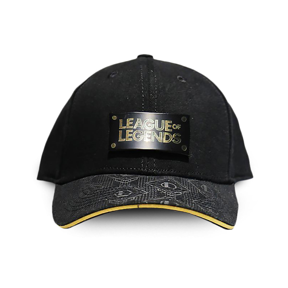 Produktbild League Of Legends - Metall Logo Basecap schwarz