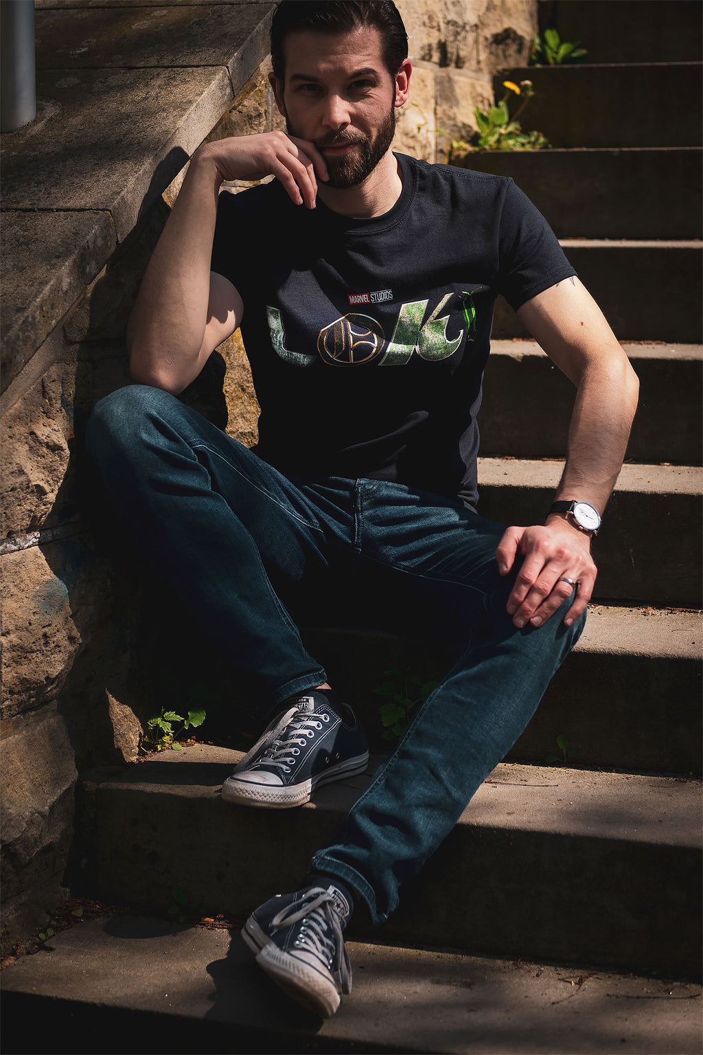 Image produit Loki - T-Shirt Logo noir