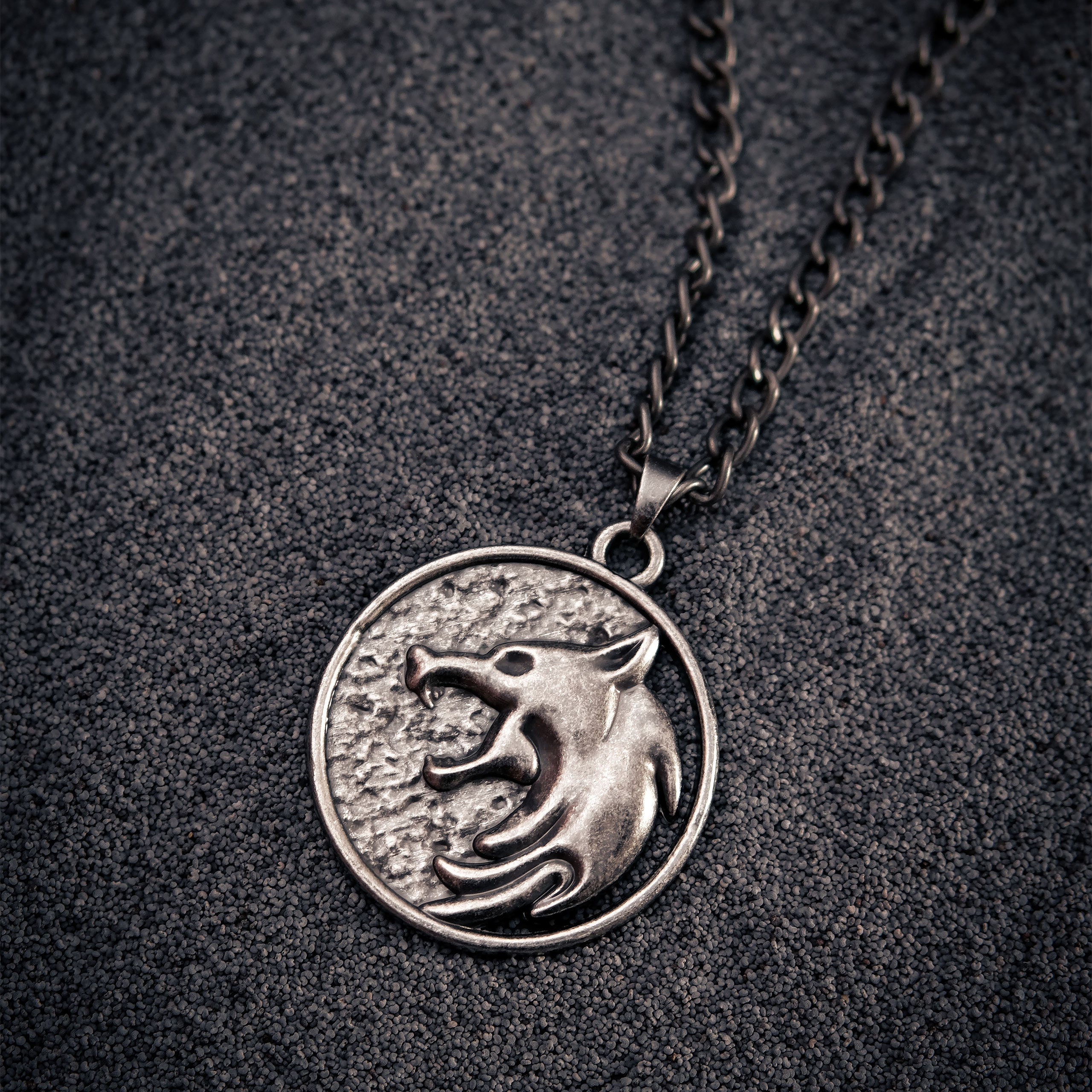 Image produit Witcher - Collier Médaillon Loup Geralt