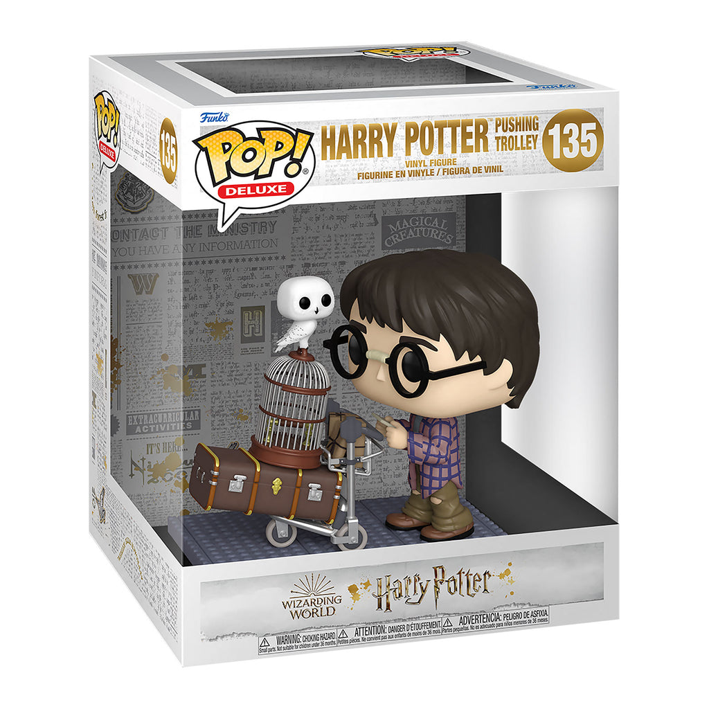 Productafbeelding Harry Potter met bagagewagen op perron 9 3/4 Funko Pop figuur