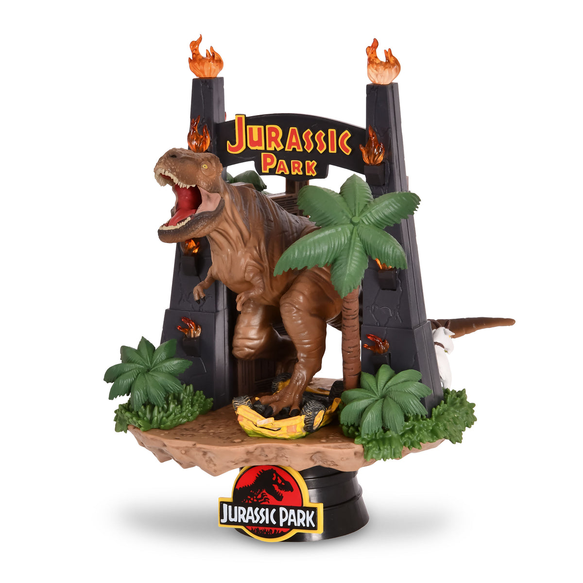 Produktbild Jurassic Park - Park Gate Diorama mit Lichteffekten