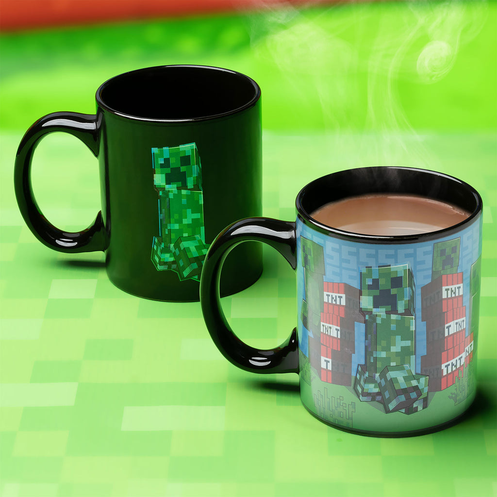 Image produit Minecraft - Tasse à effet thermique Creeper