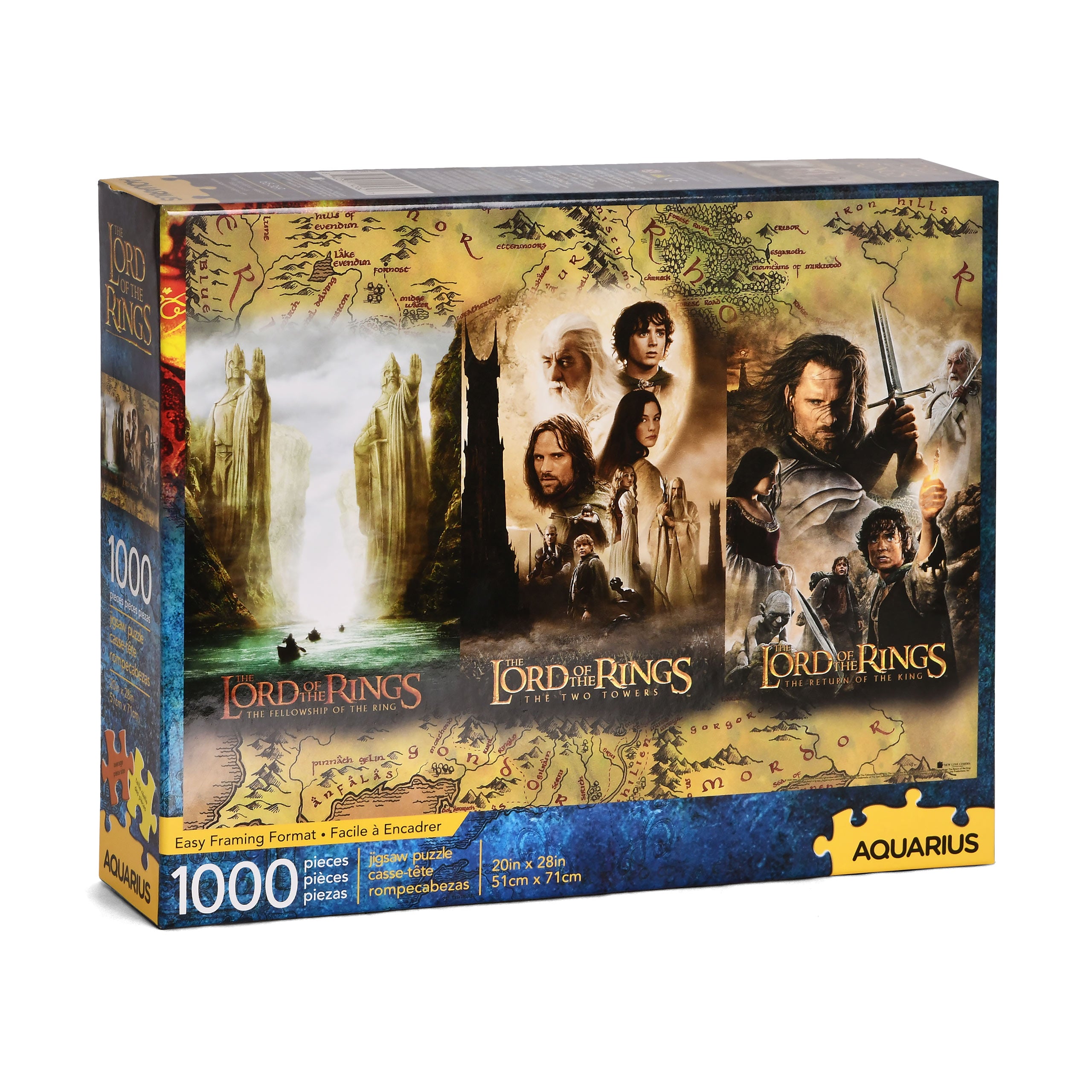 Productafbeelding Heer der Ringen - Trilogie Puzzel 1000 Stukjes