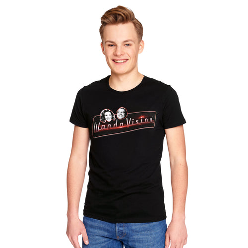 Image produit WandaVision - T-shirt logo noir