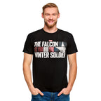 Image produit The Falcon and the Winter Soldier - T-Shirt Logo noir