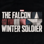 Image produit The Falcon and the Winter Soldier - T-Shirt Logo noir