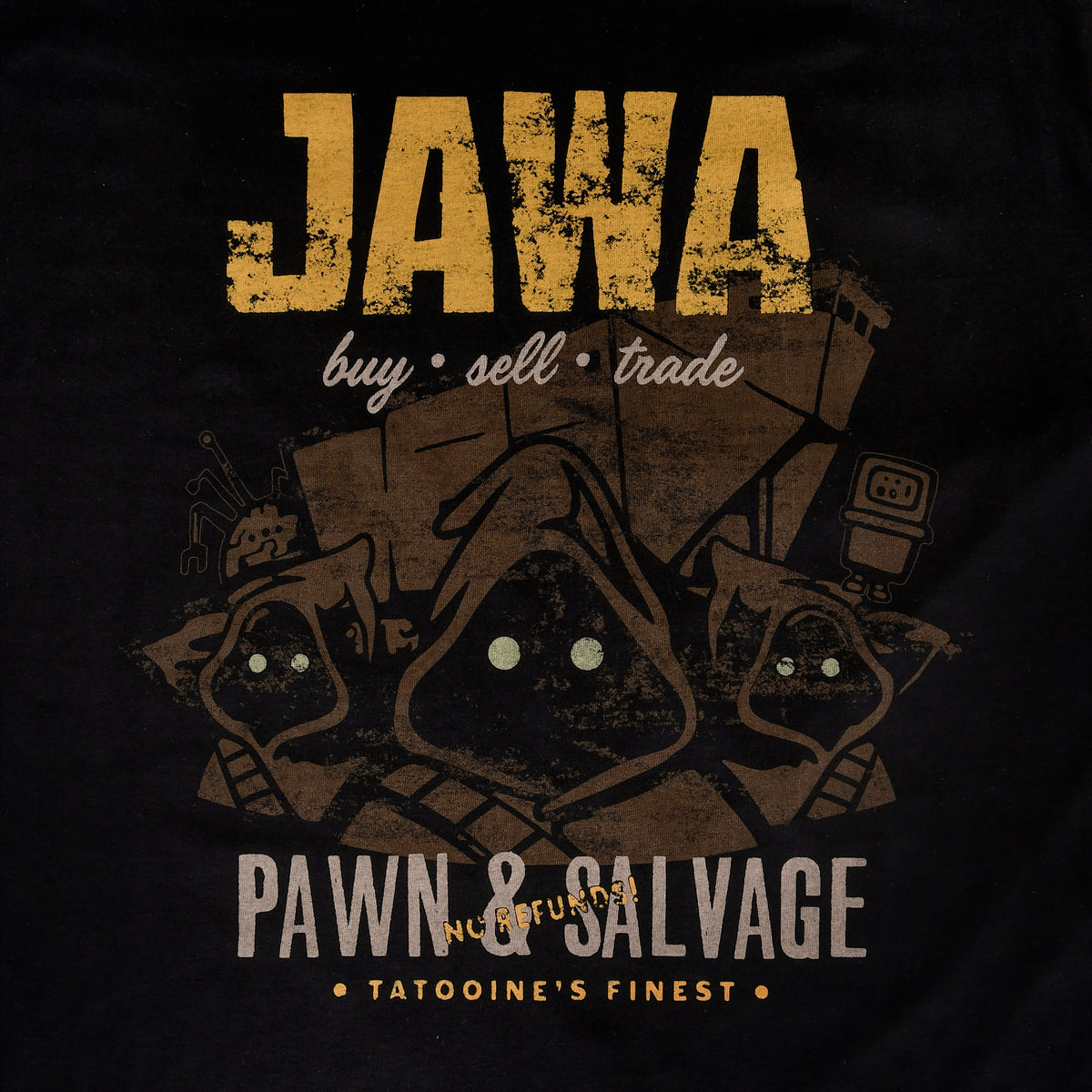 Image produit Star Wars - T-shirt Jawa Pawn & Salvage noir