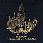 Productafbeelding Harry Potter - Hogwarts School Dames T-shirt Blauw
