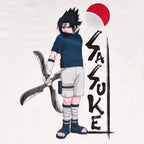 Image produit Naruto - T-shirt blanc Sasuke Uchiha