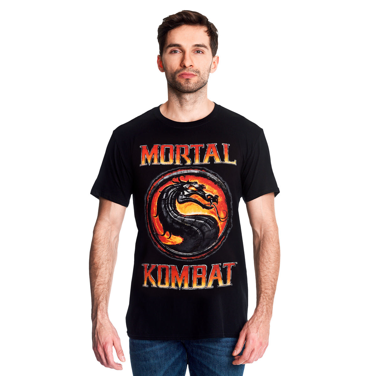Productafbeelding Mortal Kombat - Logo T-shirt zwart