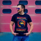 Productafbeelding Mortal Kombat - Logo T-shirt zwart