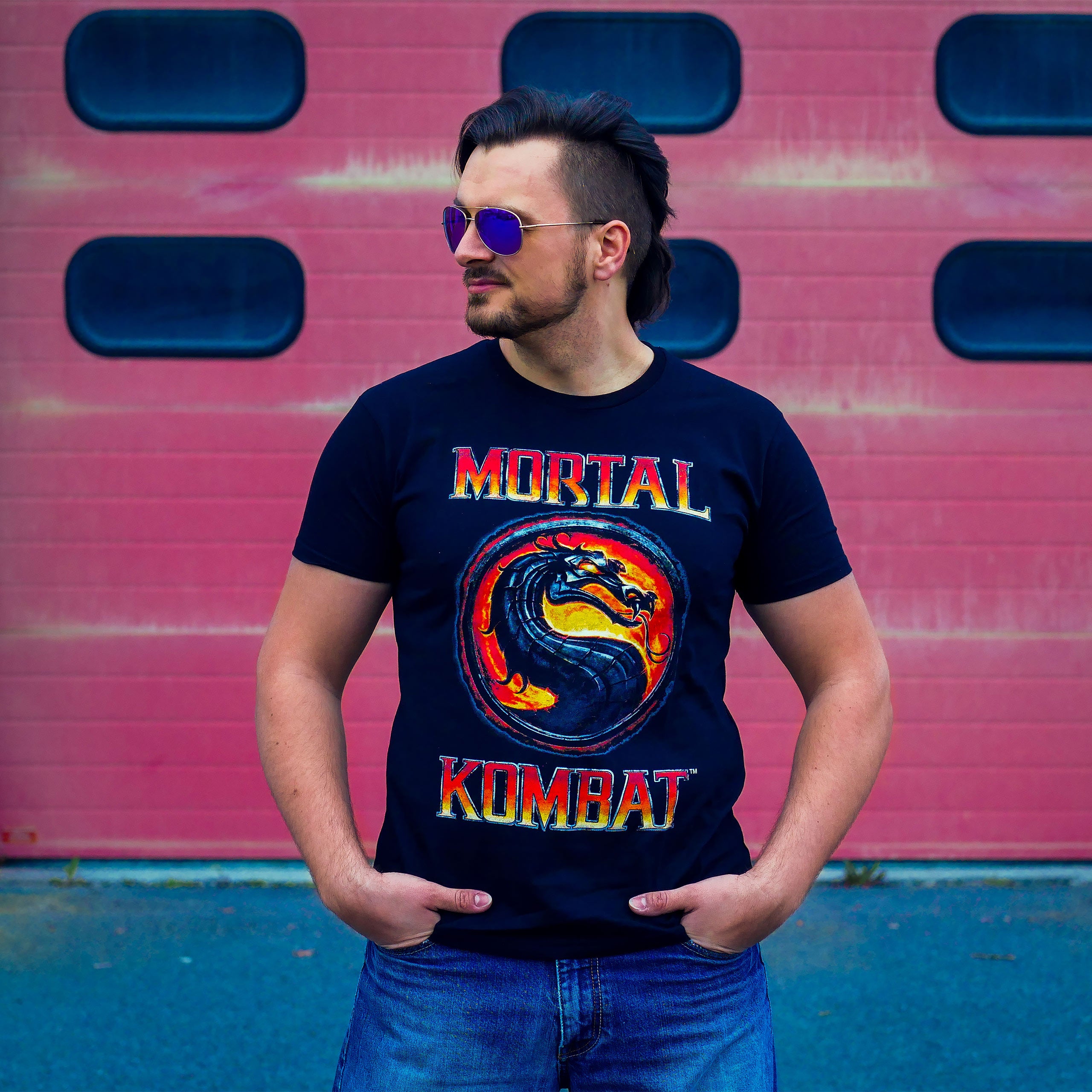 Productafbeelding Mortal Kombat - Logo T-shirt zwart