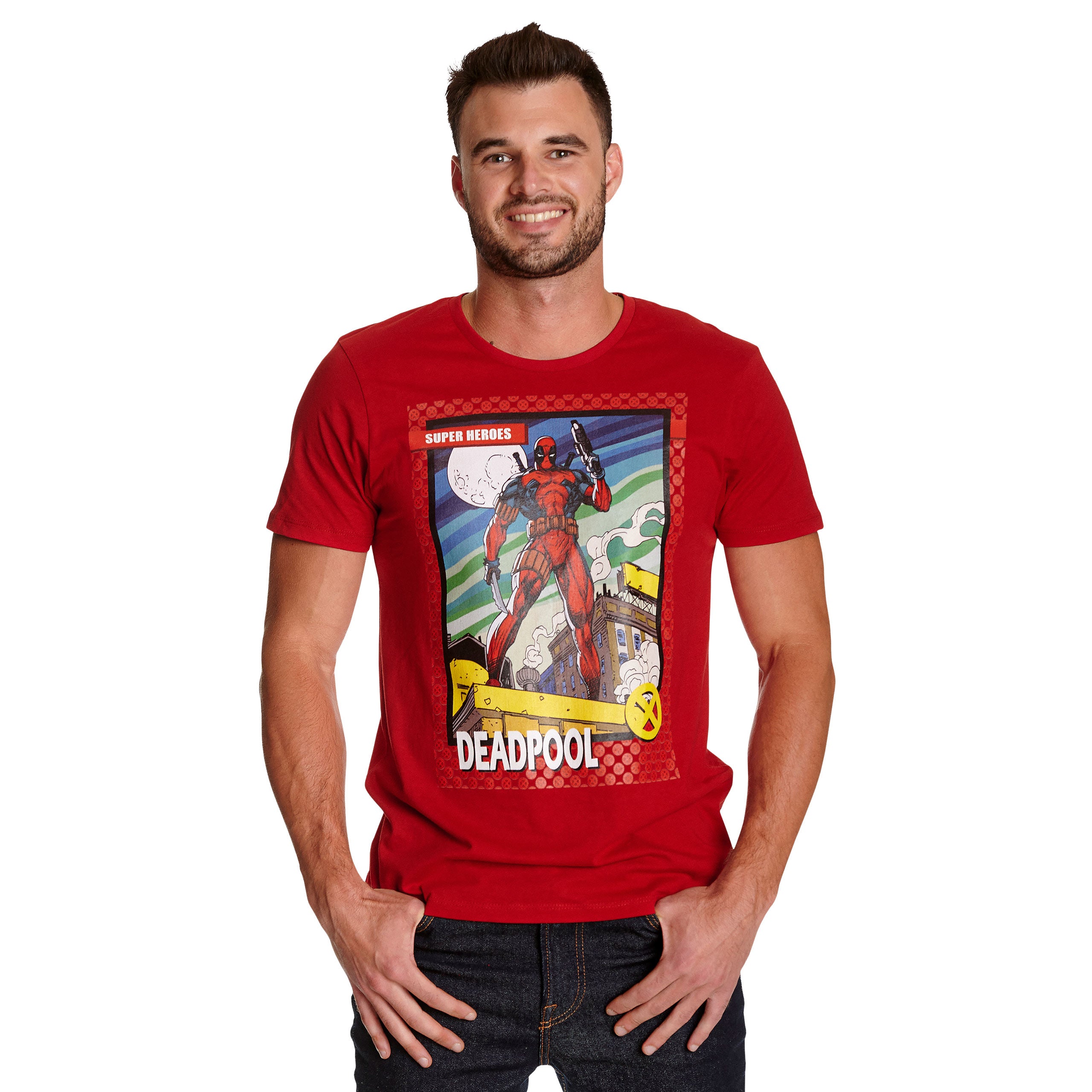 Image produit Deadpool - T-shirt Super Héros rouge