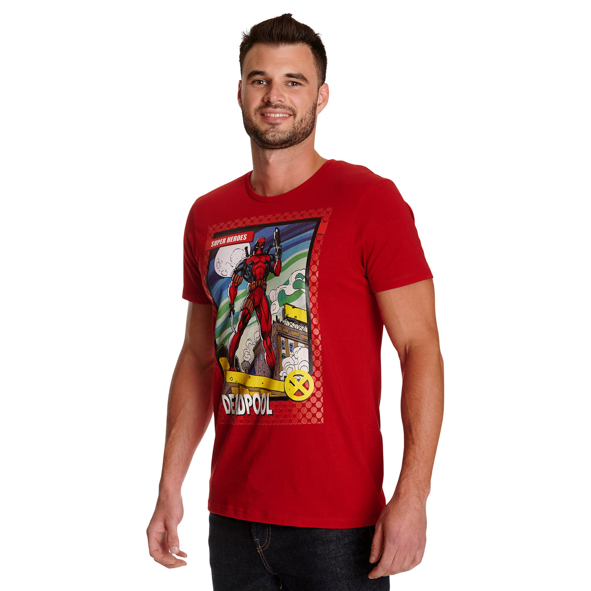 Image produit Deadpool - T-shirt Super Héros rouge