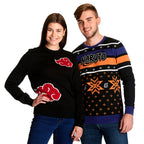 Image produit Naruto - Pull en tricot avec symbole Akatsuki