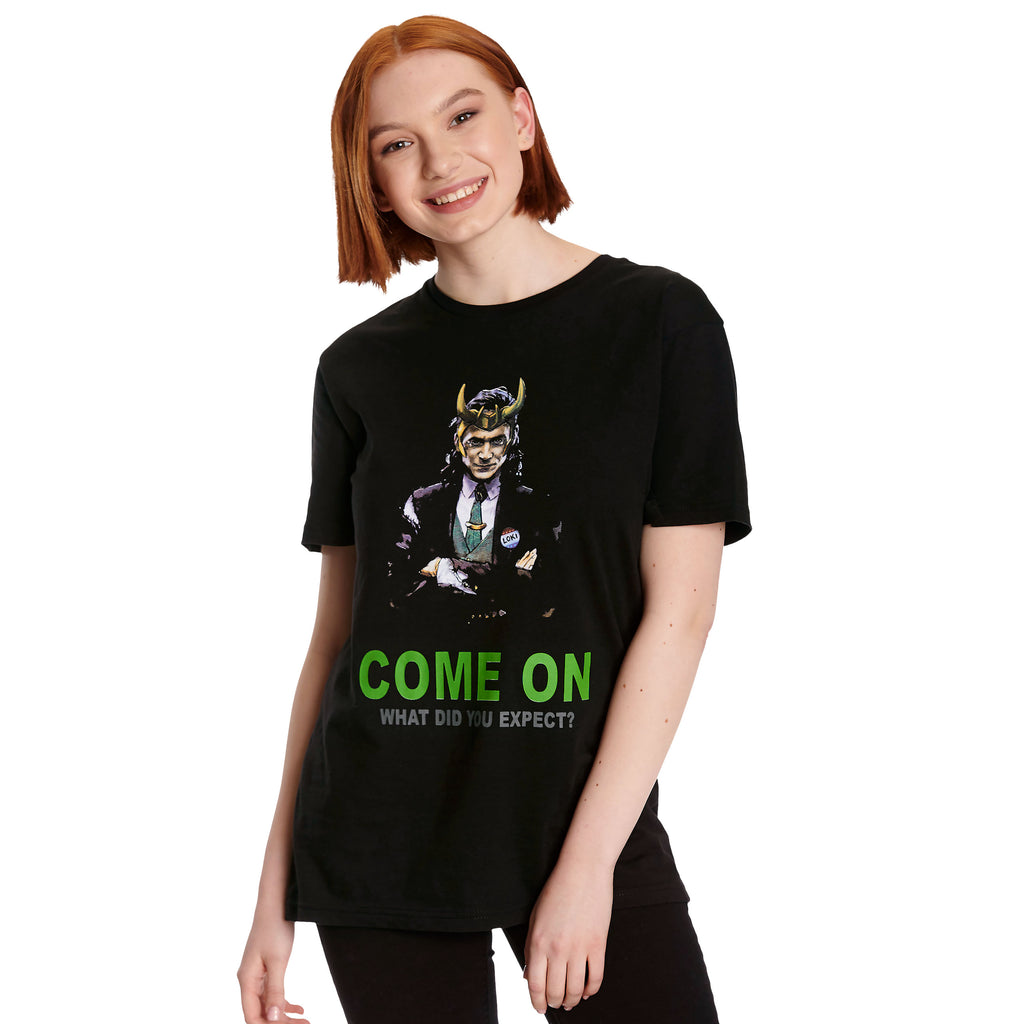 Productafbeelding Loki - Come on T-shirt zwart