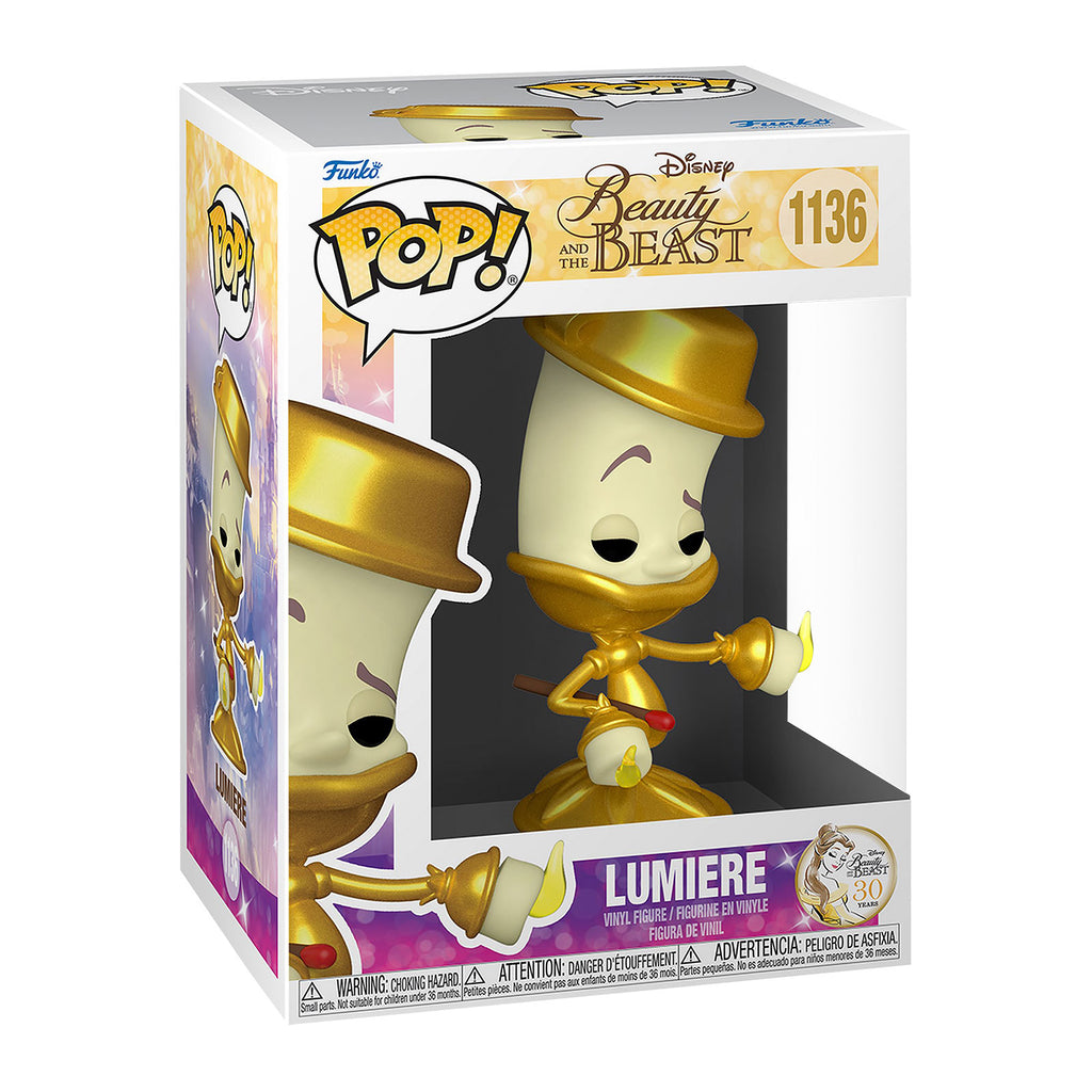 Produktbild Die Schöne und das Biest - Lumiere Funko Pop Figur