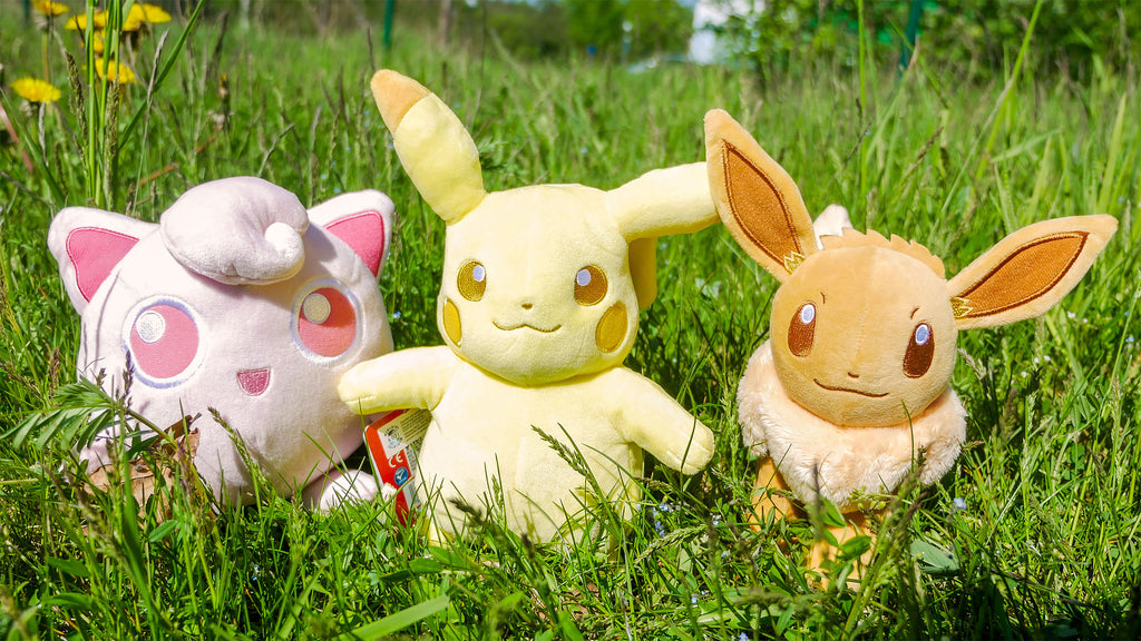 Image produit Pokemon - Figurine en peluche monochrome Eevee 22 cm