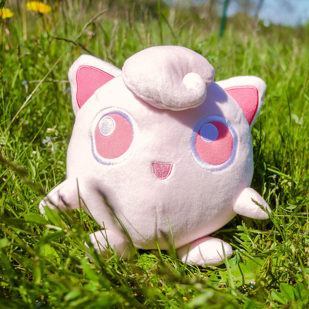 Produktbild Pokemon - Pummeluff Monochrom Plüsch Figur 17 cm