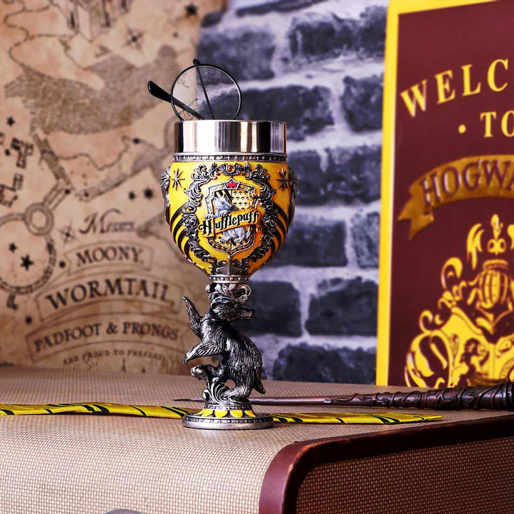 Image produit Harry Potter - Calice de luxe avec logo Hufflepuff