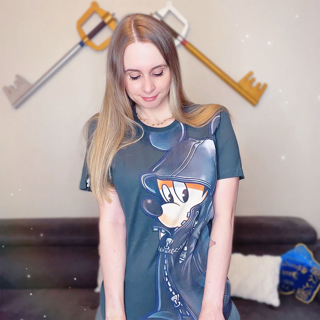 Productafbeelding Kingdom Hearts - Mickey Mouse T-shirt grijs