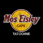 Productafbeelding Mos Eisley Cafe T-Shirt voor Star Wars Fans Zwart
