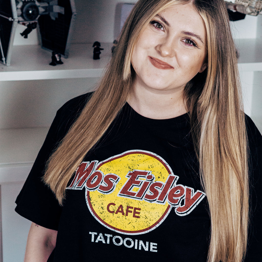 Productafbeelding Mos Eisley Cafe T-Shirt voor Star Wars Fans Zwart