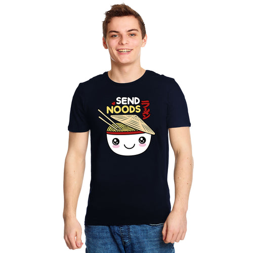 Productafbeelding Send Noods Ramen T-shirt voor anime fans blauw