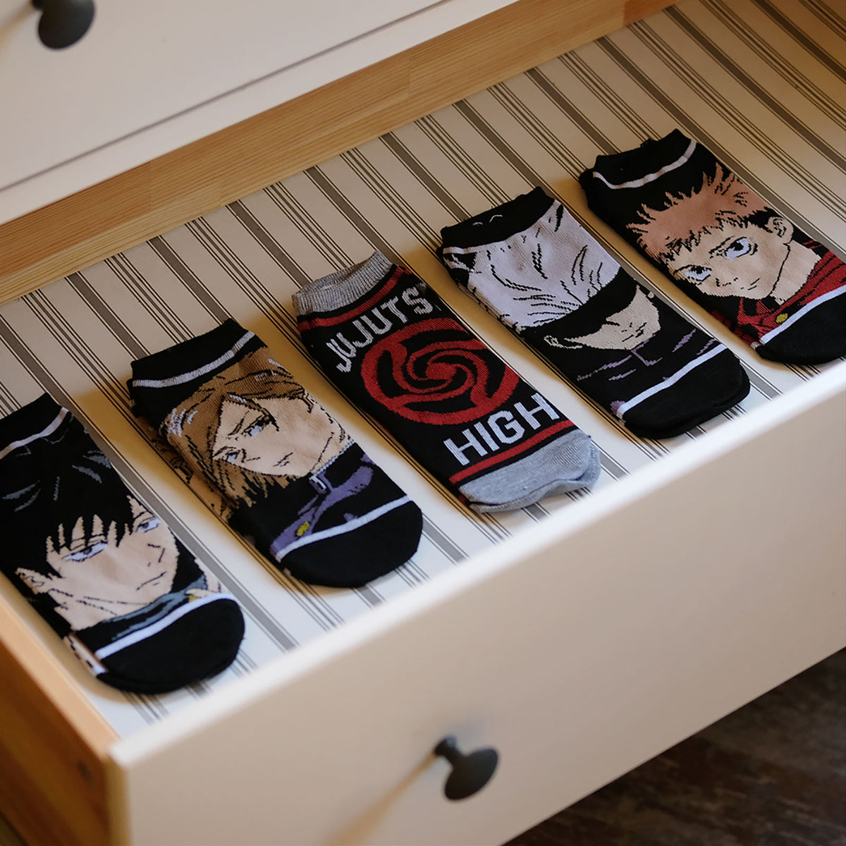 Productafbeelding Jujutsu Kaisen - Karakters Sokken 5-set