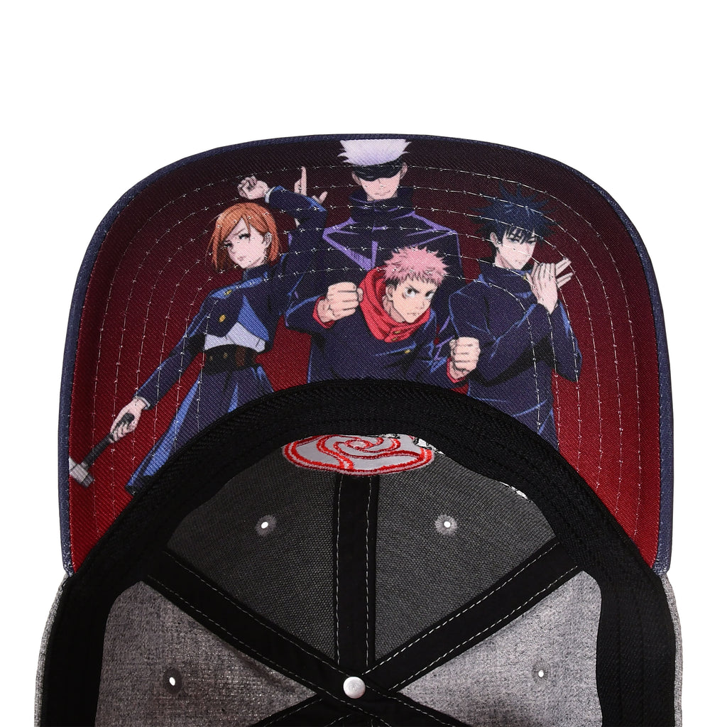 Image produit Jujutsu Kaisen - Casquette Snapback Jujutsu High grise