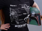 Produktbild Star Wars - Boba Fett Slave I Sketch T-Shirt schwarz