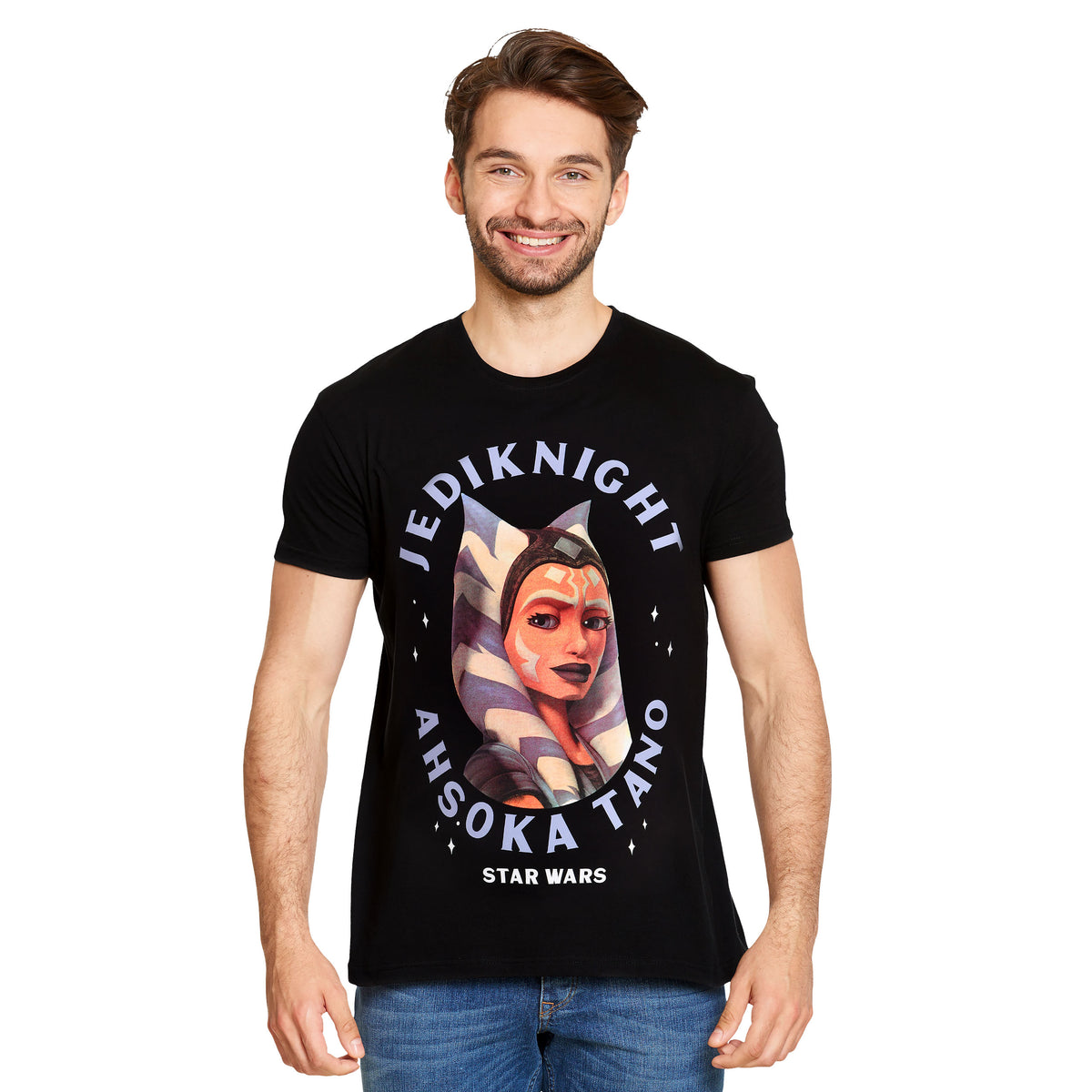 Productafbeelding Star Wars - Ahsoka Tano Gezicht T-Shirt Zwart