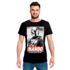 Image produit T-shirt Mando noir - Star Wars The Mandalorian