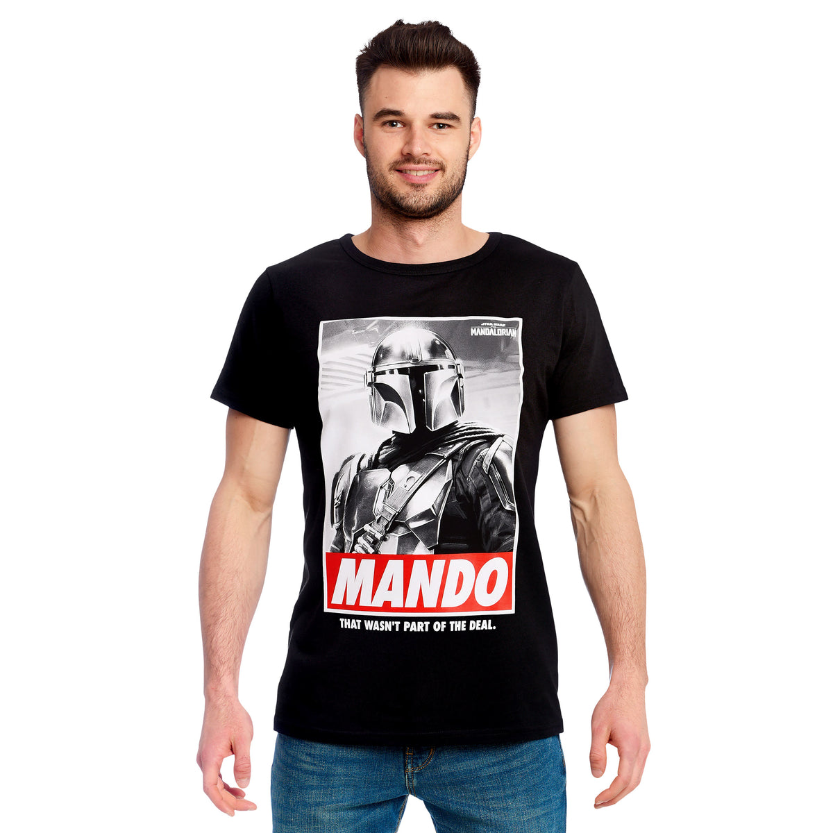 Produktbild Mando T-Shirt schwarz - Star Wars The Mandalorian
