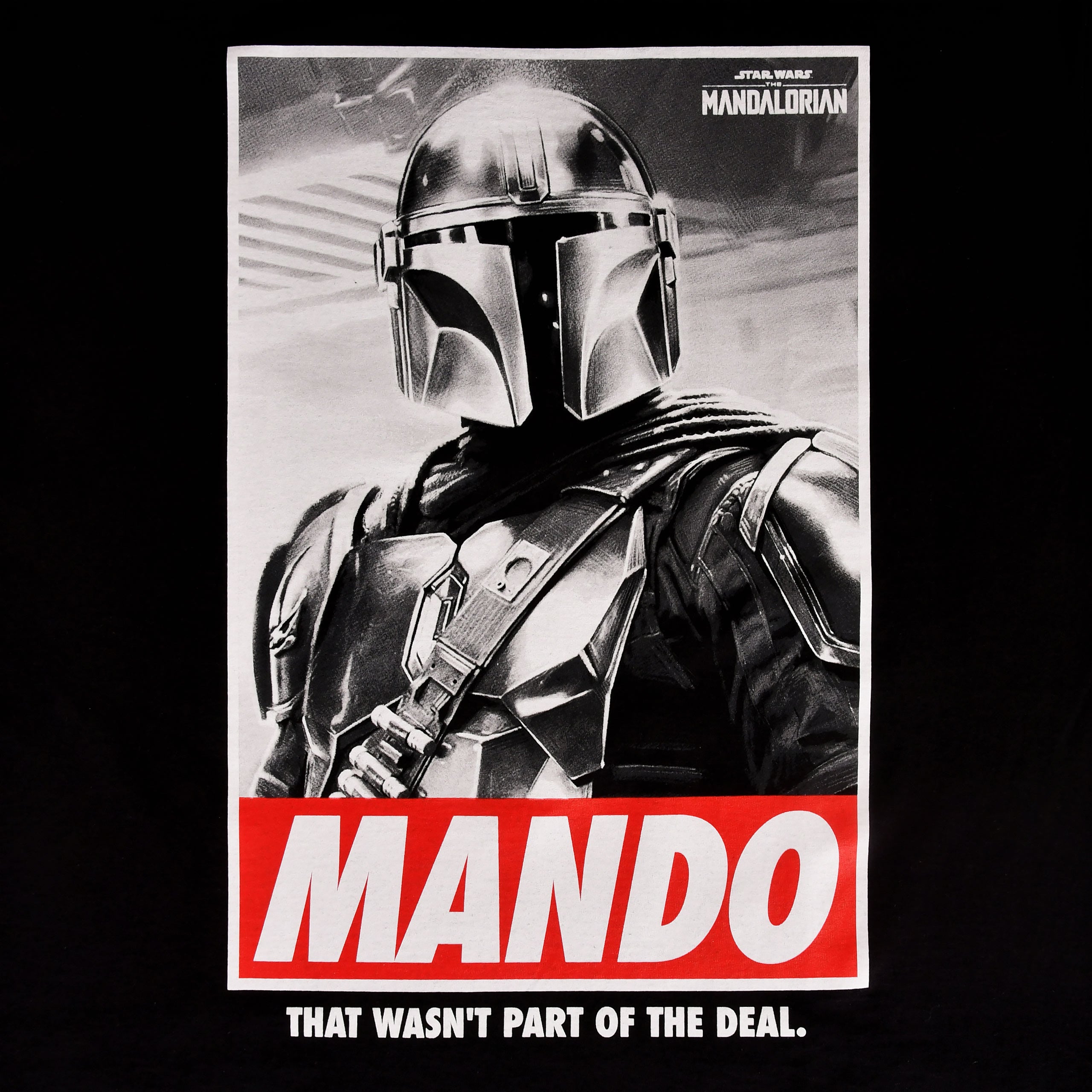 Produktbild Mando T-Shirt schwarz - Star Wars The Mandalorian