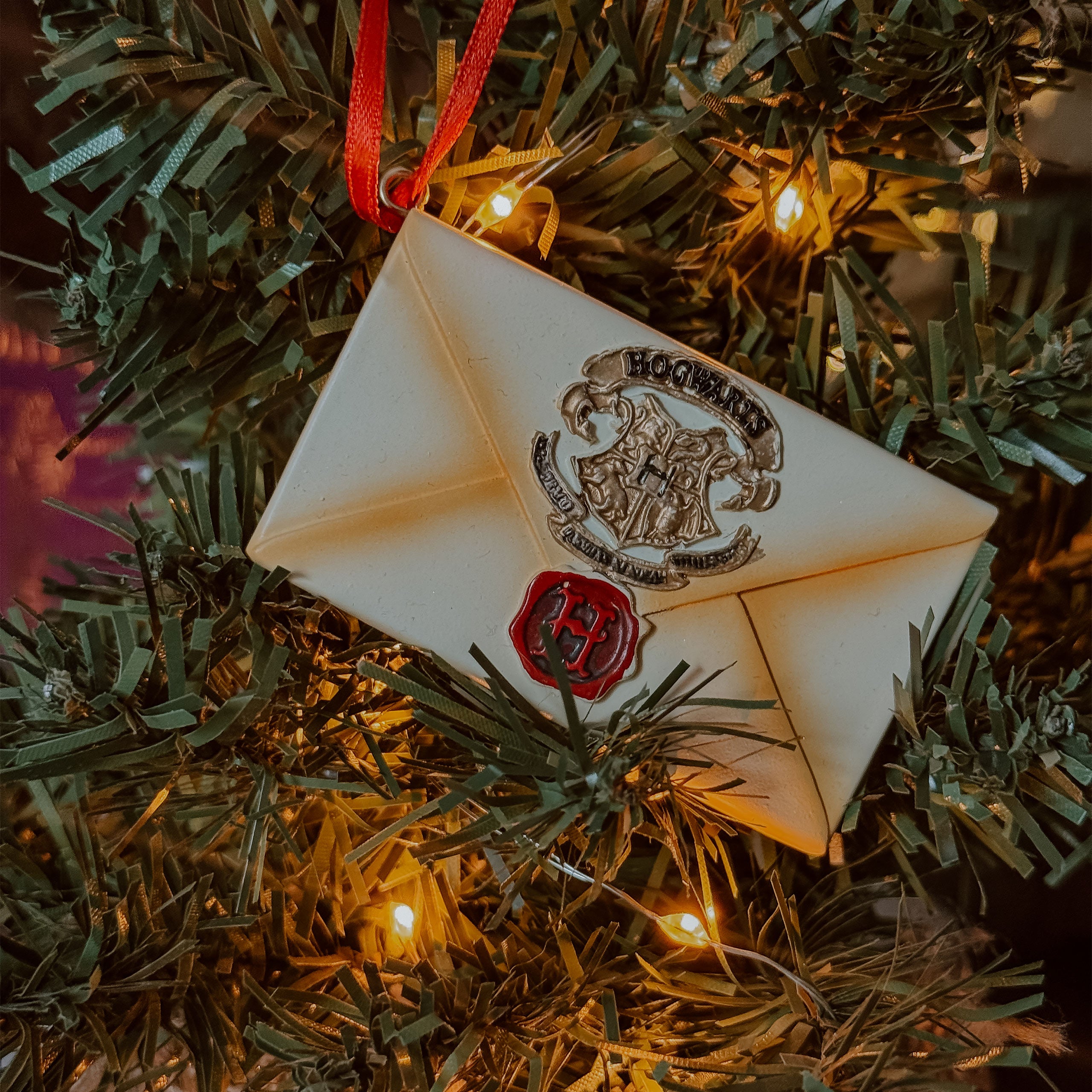 Image produit Harry Potter - Décoration de sapin de Noël Lettre de Poudlard