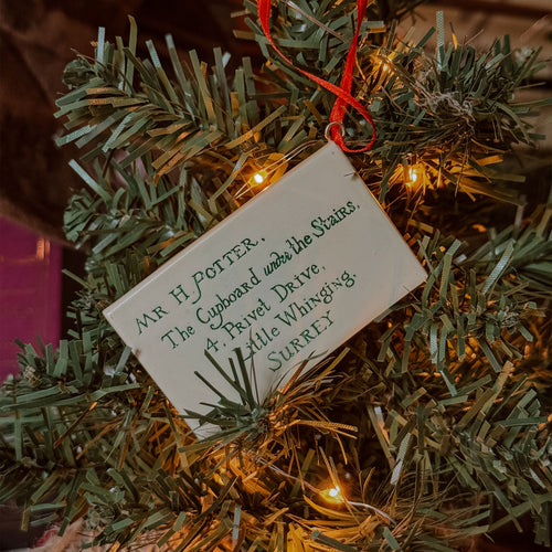 Image produit Harry Potter - Décoration de sapin de Noël Lettre de Poudlard