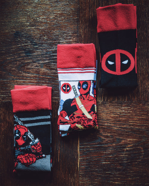 Productafbeelding Deadpool Sokken 3-pack