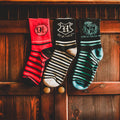 Image produit Chaussettes Hogwarts ensemble de 3 en boîte cadeau - Harry Potter