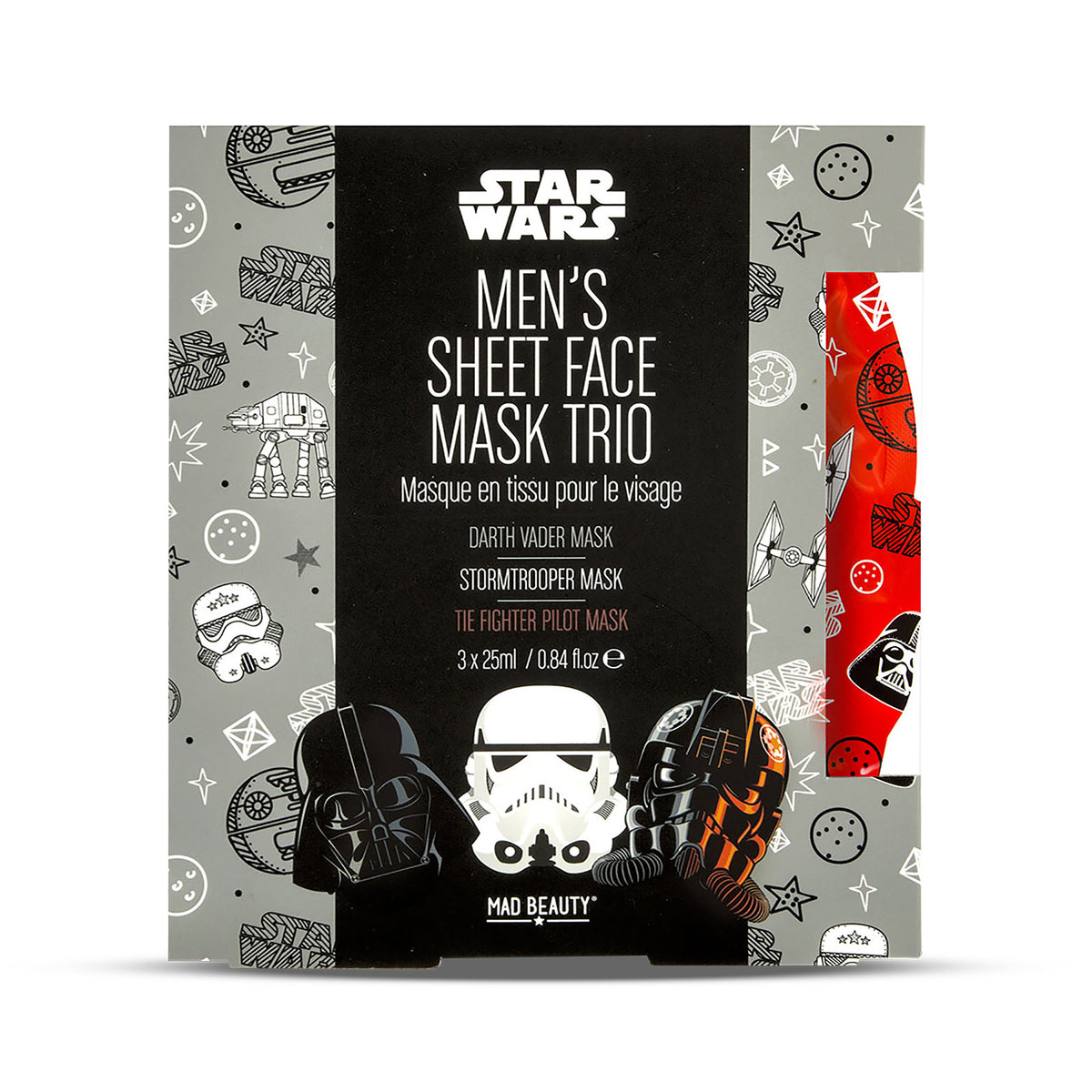 Productafbeelding Star Wars - Personages Sheet Maskers 3-delige Set