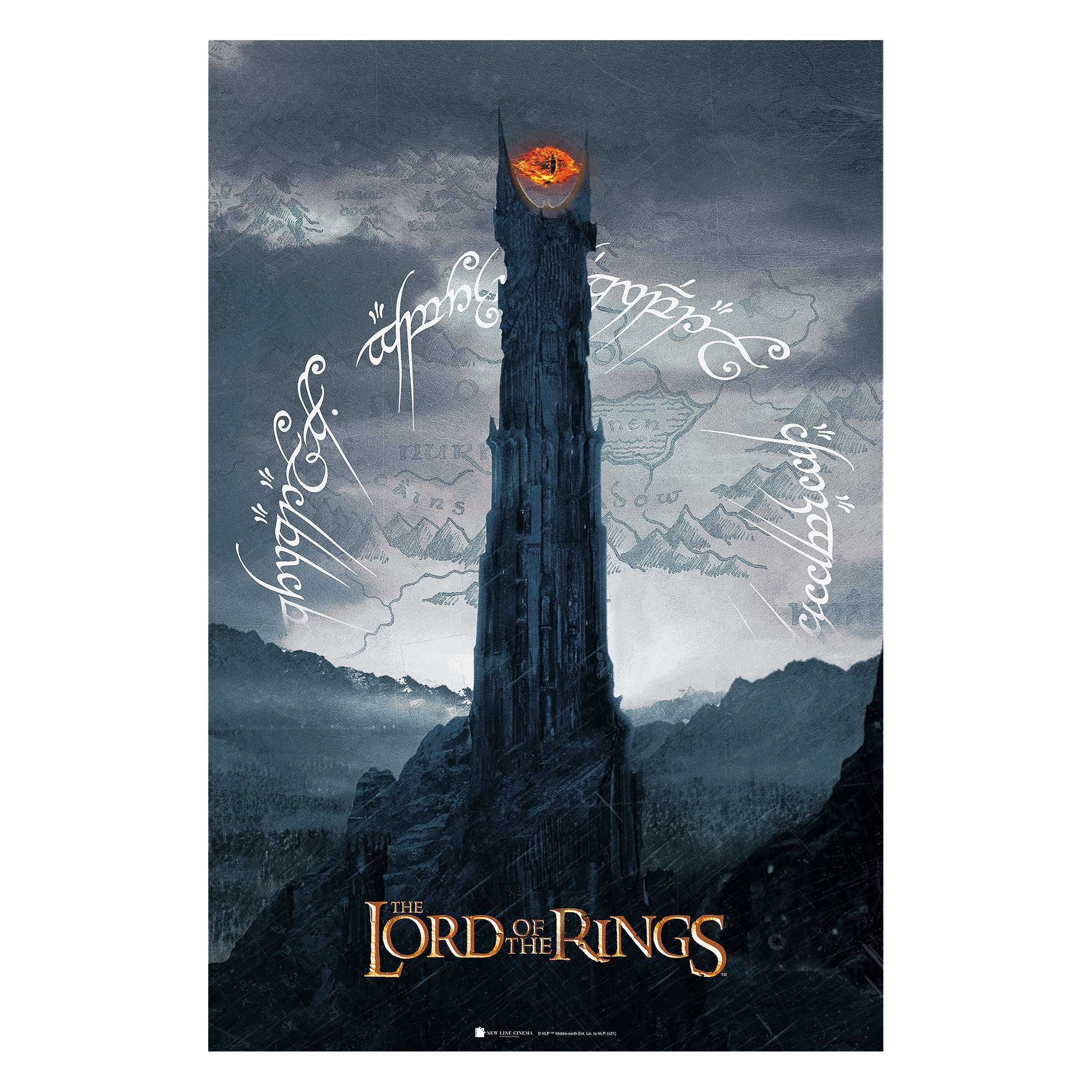 Productafbeelding Heer der Ringen - Saurons Oog Maxi Poster