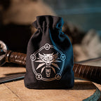 Produktbild Witcher - Wolf Logo Würfelbeutel schwarz
