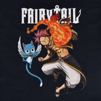 Produktbild Fairy Tail - Natsu und Happy T-Shirt blau