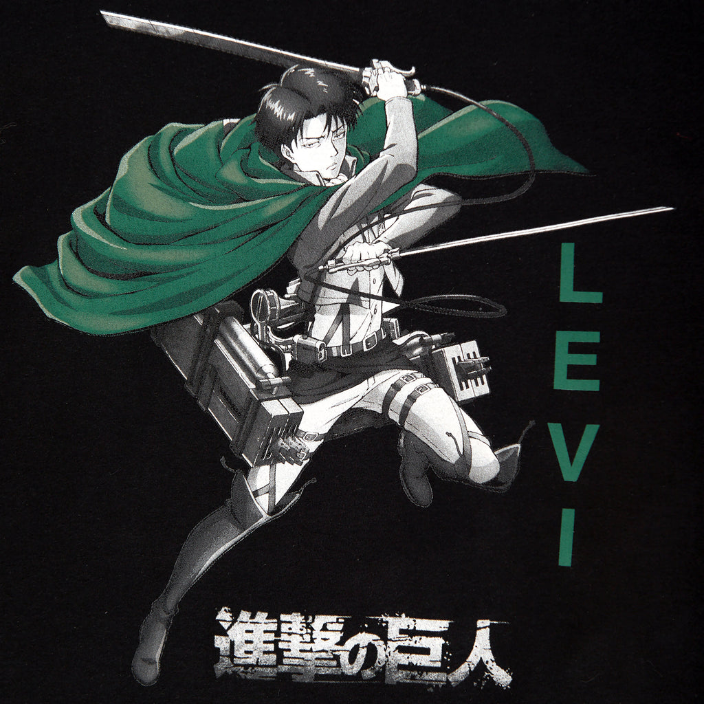 Productafbeelding Attack on Titan - Levi T-Shirt zwart