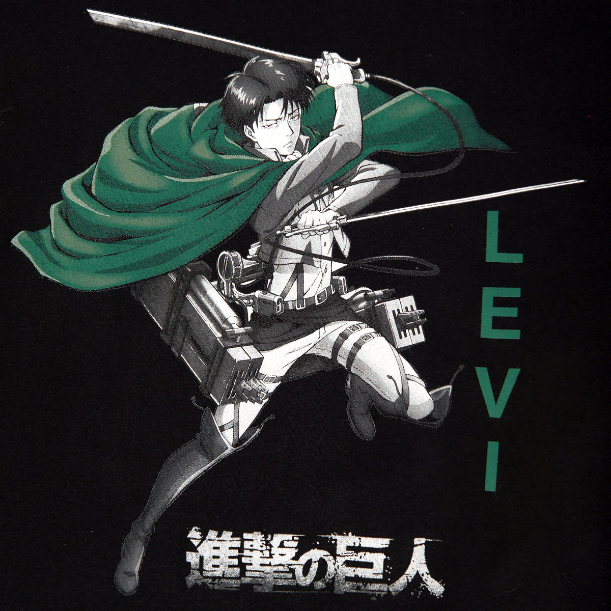 Productafbeelding Attack on Titan - Levi T-Shirt zwart