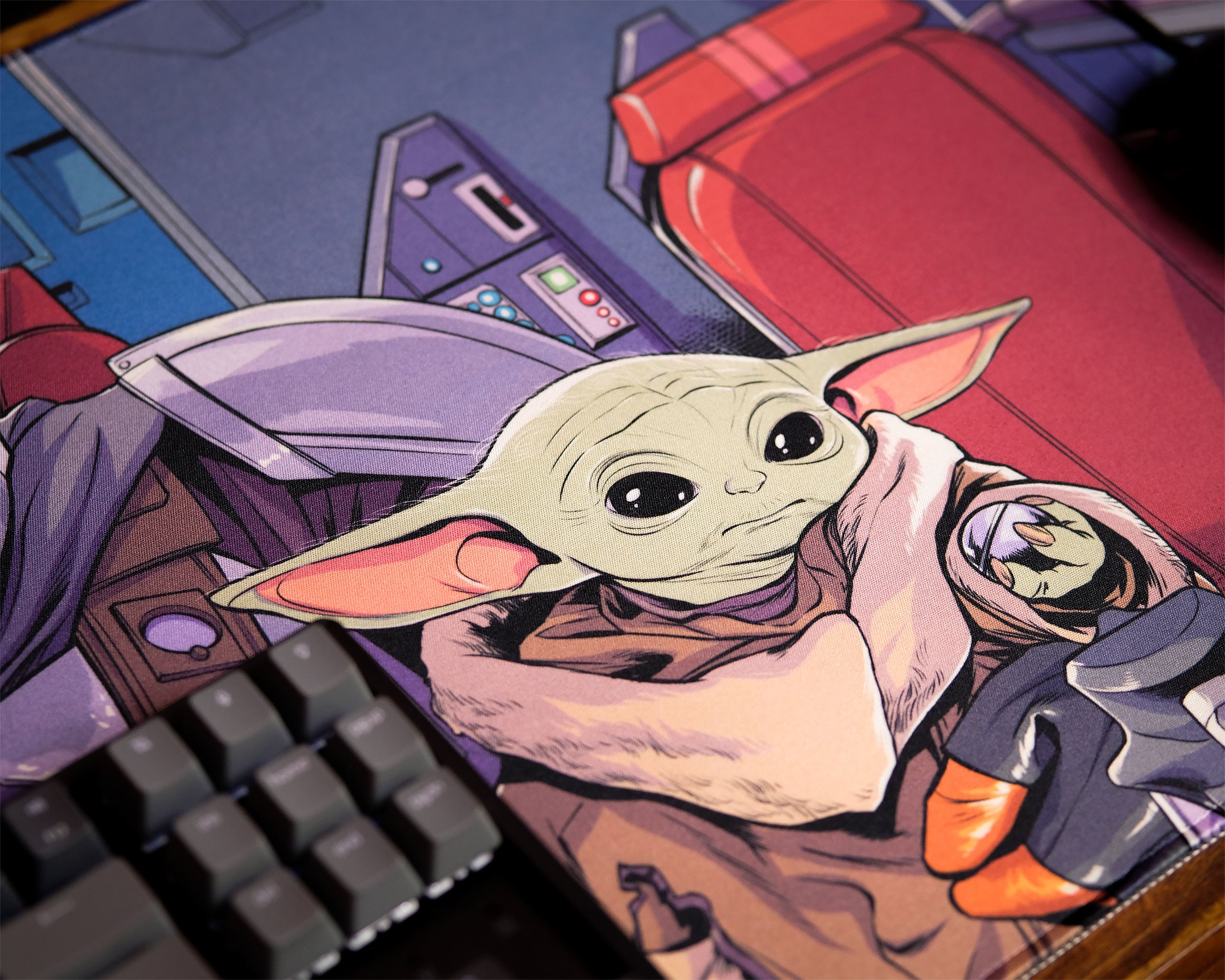 Produktbild The Mandalorian & Grogu Mousepad - Star Wars