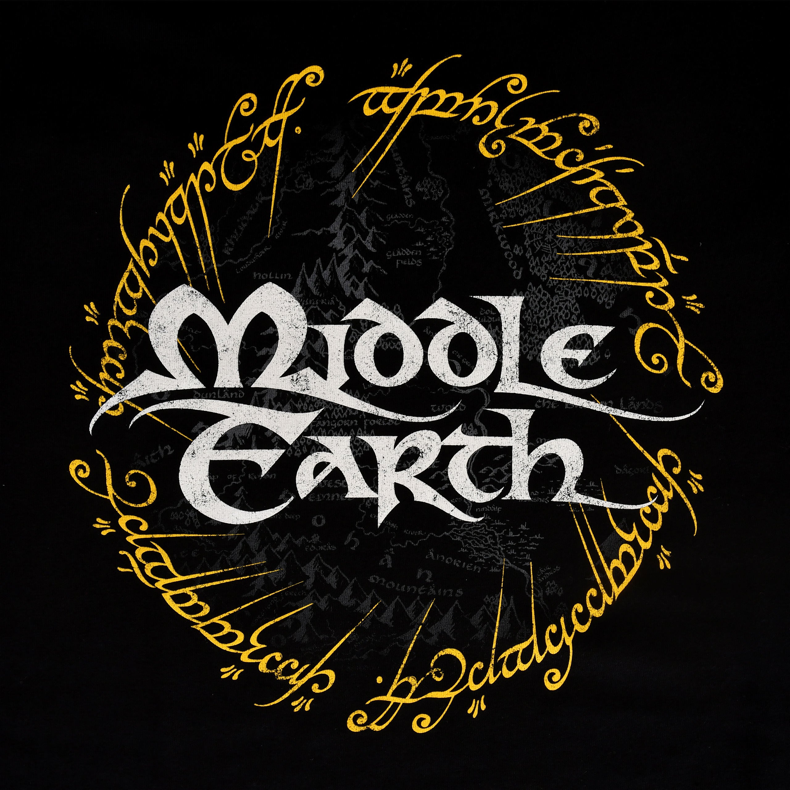 Produktbild Der Herr der Ringe - Mittelerde T-Shirt schwarz