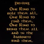 Produktbild Der Herr der Ringe - One Ring to Rule T-Shirt schwarz