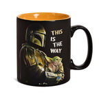 Productafbeelding Mando met Grogu thermo effect mok - Star Wars The Mandalorian